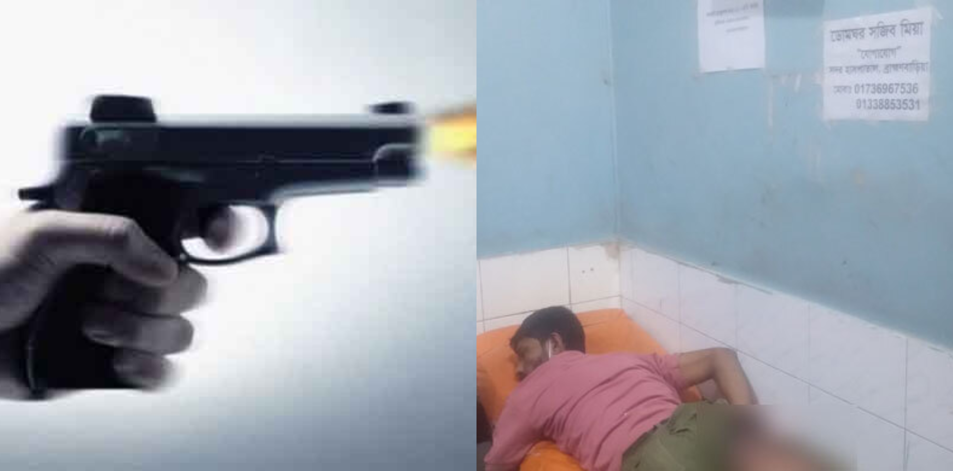 ব্রাহ্মণবাড়িয়ায় প্রকাশ্যে গুলি, গুরুতর আহত ২